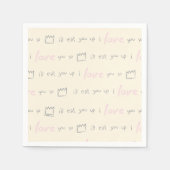 ワイルド・モノの引用文・パターン スタンダードカクテルナプキン (正面)