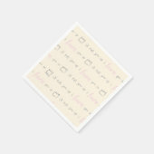 ワイルド・モノの引用文・パターン スタンダードカクテルナプキン (角)