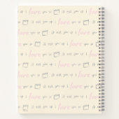 ワイルド・モノの引用文・パターン ノートブック (裏面)