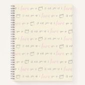 ワイルド・モノの引用文・パターン ノートブック (正面)