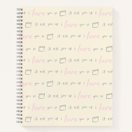 ワイルド・モノの引用文・パターン ノートブック (正面)