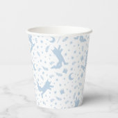 ワイルド・モノの青いフローラ 紙コップ (裏面)