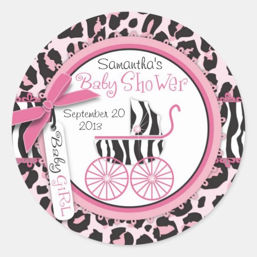 ワイルド・モノ・ステッカー ラウンドシール (正面)