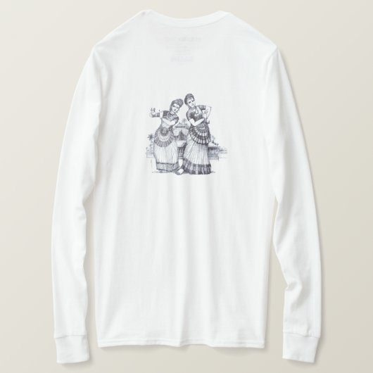 ワイルド・ライフ・ラブの女性Tシャツ Tシャツ (デザイン裏面)