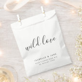 ワイルド・ラブ |ウエディングワイルドフラワーシード フェイバーバッグ (クリップ留めされた状態)