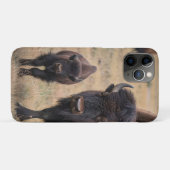 「ワイルド・ラブ:バイソンと彼女のふくらはぎ」 Case-Mate iPhoneケース (裏面(横))