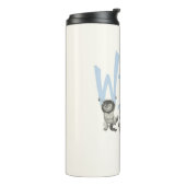 ワイルド |ワイルドモノとマックス – 青 タンブラー (回転左)