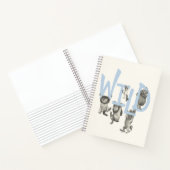 ワイルド |ワイルドモノとマックス – 青 ノートブック (内部)