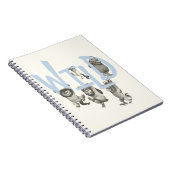 ワイルド |ワイルドモノとマックス – 青 ノートブック (右側)