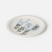 ワイルド |ワイルドモノとマックス – 青 ペーパープレート (アングル)