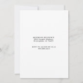 ワイルド&ワッキージャングル3rdyボーイフォトバースデーパーティー 招待状 (裏面)