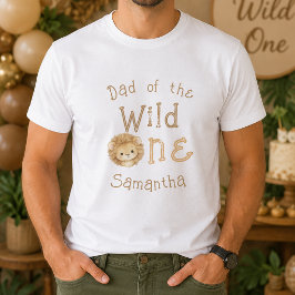 ワイルド・ワンのパパ 初誕生日 メンズTシャツ Tシャツ