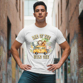 ワイルド・ワンの父の誕生日のサファリ動物たち Tシャツ
