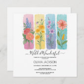 ワイルド&ワンダートウォーター色誕生日招待状 招待状 (正面/裏面)