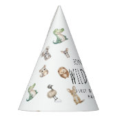 ワイルド・ワン！オージーアニマルバースデーパーティーへようこそ パーティーハット (左)