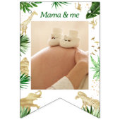 ワイルド・ワン・サファリ・アニマルズ・ボーイの1歳誕生日 バンティングフラッグ (第2の旗)