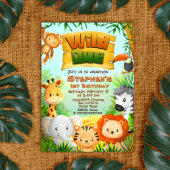 ワイルド・ワン － サファリ・アニマルズ 招待状