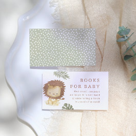 ワイルド・ワン サファリ・アニマルズ 男の子 ベビーシャワー エンクロージャーカード