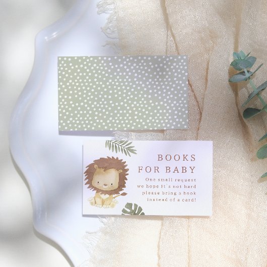 ワイルド・ワン サファリ・アニマルズ 男の子 ベビーシャワー エンクロージャーカード