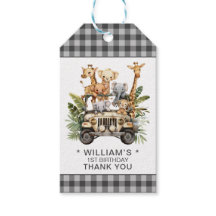 ワイルド・ワン・サファリ・ジャングル 1歳の誕生日ありがとう