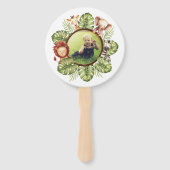 ワイルド・ワン・サファリ　ファーストバースデイ　フォト　かわいい動物たち ハンドファン (裏面)