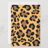 ワイルド・ワン ジャングル・サファリ 1歳の誕生日パーティー招待状 招待状 (裏面)