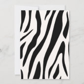 ワイルド・ワン タガー 1歳の誕生日パーティー招待状 招待状 (裏面)