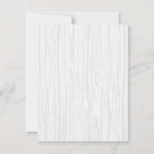 ワイルド・ワン トライバル アントラー ボーホー プリンセス 招待状 (裏面)