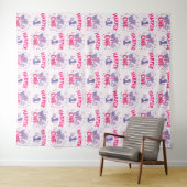 ワイルド・ワン バースデーガール パーティー 背景 タペストリー (インサイチュ(横))