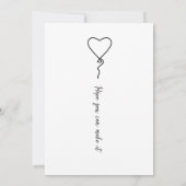 ワイルド・ワン バースデー・インビテーション、ライオン 1歳の誕生日 招待状 (裏面)