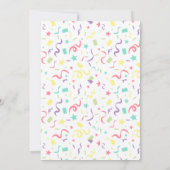 ワイルド・ワン パーティー 動物たち 男の子 赤ちゃん 誕生日 招待状 (裏面)