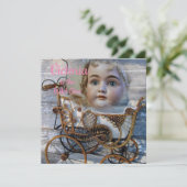 ワイルド・ワン！ファーストバースデーカードインビテーション　ビクトリア 招待状 (スタンド正面)