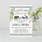 ワイルド·ワン·ベイビー·シャワー·招待状発表 招待状 (スタンド正面)