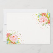 ワイルド·ワン·招待状·ガール·ワイルド·ワン1歳の誕生日 招待状 (裏面)