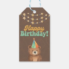 ワイルド・ワン：活気ある1歳の誕生日に参加 ギフトタグ