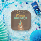 ワイルド・ワン：活気ある1歳の誕生日に参加 ペーパープレート (パーティー)