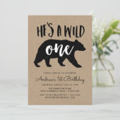 ワイルド・ワン |誕生日パーティーの招待 招待状 (スタンド正面)