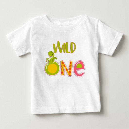 ワイルド・ワン 誕生日 ベビーTシャツ (正面)