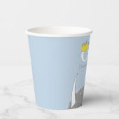 ワイルド・ワン – 1st Birthday Crown Blue 紙コップ (正面)