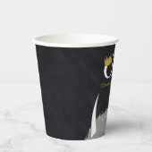 ワイルド・ワン – 1th Birthday Crown Chalkboard 紙コップ (正面)