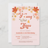 ワイルド&三レトロ3歳 招待状 (正面)