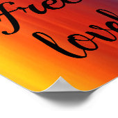 ワイルド。無料。素敵なポスター ポスター (角)