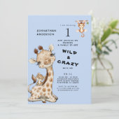 ワイルド&熱狂するアニマルボーイの誕生日 招待状 (スタンド正面)