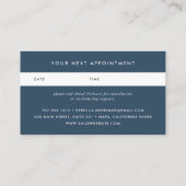 ワイルドAzureアポイントメントカード 予約カード (裏面)