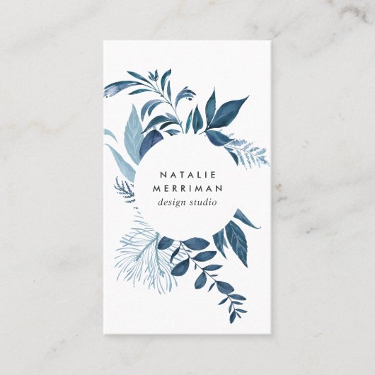 ワイルドAzure Vertical 名刺 (正面)