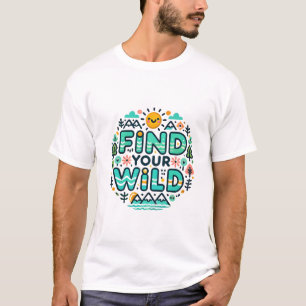 ワイルドTシャツを探す – ミニマル自然デザイン Tシャツ