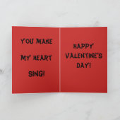 ワイルドthingバレンタインのカード(赤) シーズンカード (内部)