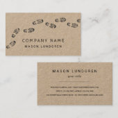 ワイル素朴ダネス屋外ガイドブートプリント 名刺 (正面/裏面)