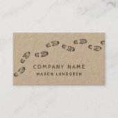 ワイル素朴ダネス屋外ガイドブートプリント 名刺 (正面)