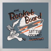 ワイル・イー・コヨーテ™ ACME ロケットボード ポスター (正面)